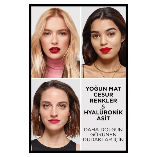 L'oreal Paris Color Riche Intense Volume Matte 346 Rouge Determination Stick Ruj - Görsel 8