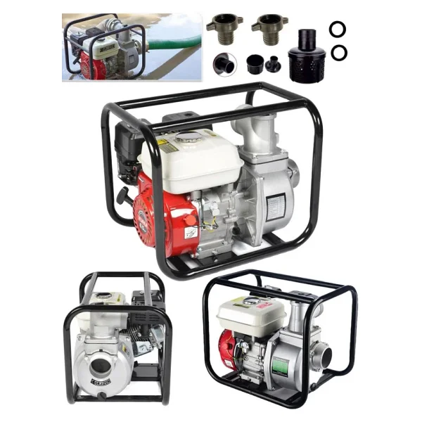 Moonshop Alman 9 Hp Turbo Benzinli Su Motoru Motopomp 2 Parmak Yakıt Cimrisi 2 Inc-Benzinli-Su- - Görsel 5