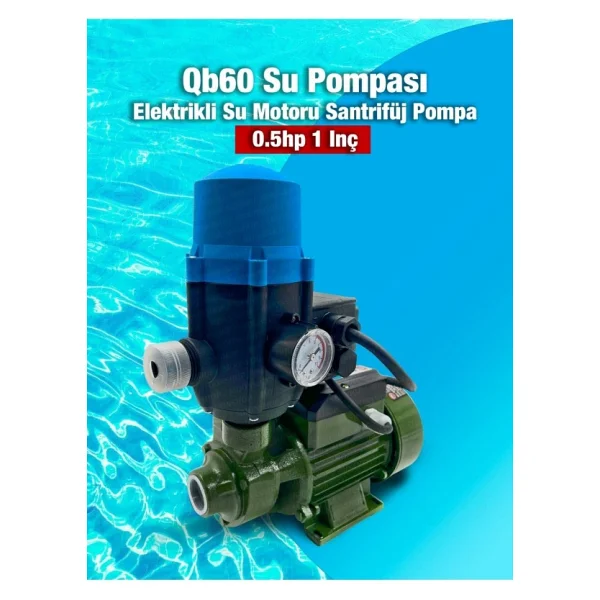 Moonshop Paket Hidrofor Otomatik Sistem Su Pompası 5 Yıl Garantili Qb60 Ve Hidrofor 2 Yıl Garantili - Görsel 7