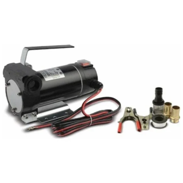 Moonshop 12v Kendinden Emişli Elektrikli Taşınabilir Yakıt Sıvı Yağ Aktarma Mazot Pompası Paslanmaz Gövdeli - Görsel 2