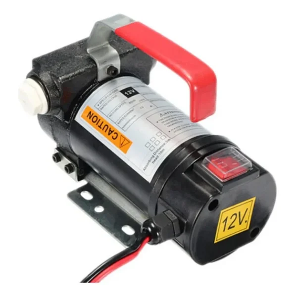 Moonshop 12v Kendinden Emişli Elektrikli Taşınabilir Yakıt Sıvı Yağ Aktarma Mazot Pompası Paslanmaz Gövdeli - Görsel 3
