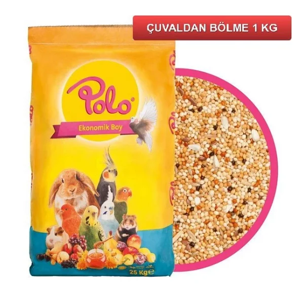 Polo Karışık 20 Kg Muhabbet Kuşu Yemi - Görsel 4