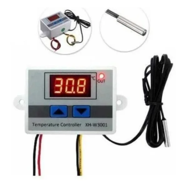 Xh-W3001 220v Ac Dijital Termostat Kuluçka Termostat - Görsel 2