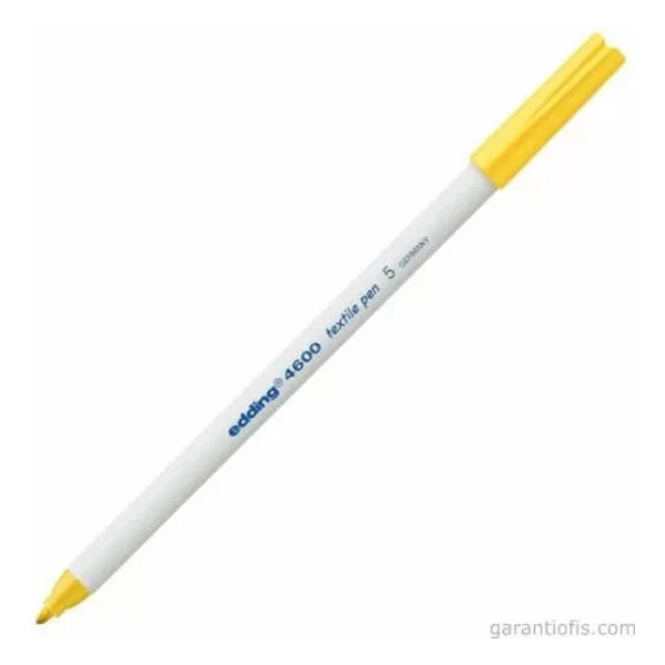 Edding E-4600 Tekstil Kalemi Sarı - Görsel 4