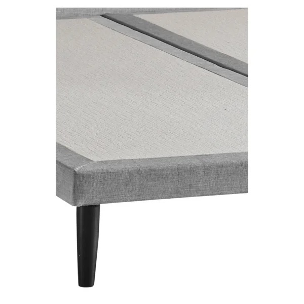 Niron Slim Baza Ve Baslik Takimi - 140x200 Cift Kisilik Kumas Kapli Metal Karyola Ve Baslik Seti - Görsel 5