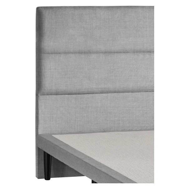 Niron Slim Baza Ve Baslik Takimi - 140x200 Cift Kisilik Kumas Kapli Metal Karyola Ve Baslik Seti - Görsel 6