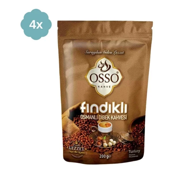 Osso Fındıklı Osmanlı Dibek Kahvesi 200 Gr - Görsel 7