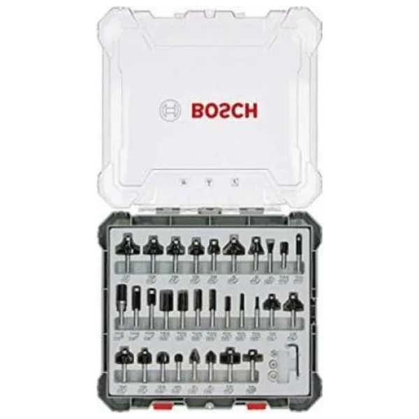 Bosch 2607017475 30 Parça 8 Mm Şaft Pro Karışık Freze Seti - Görsel 2