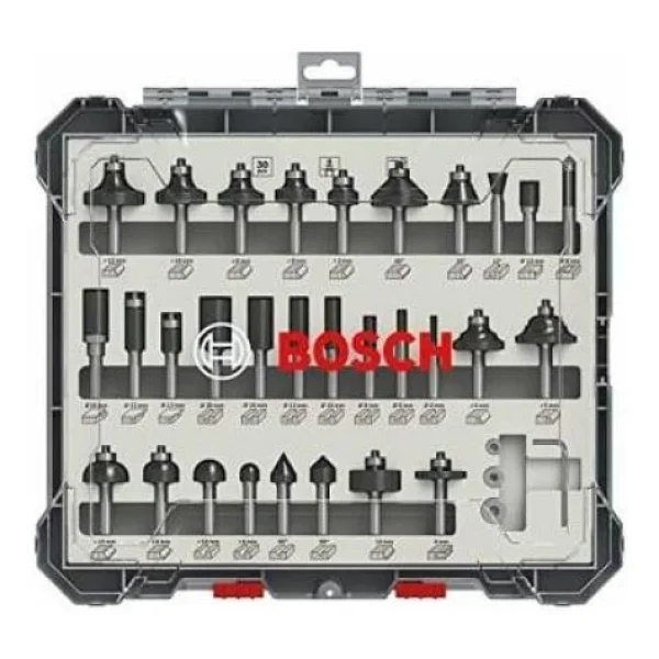 Bosch 2607017475 30 Parça 8 Mm Şaft Pro Karışık Freze Seti - Görsel 3