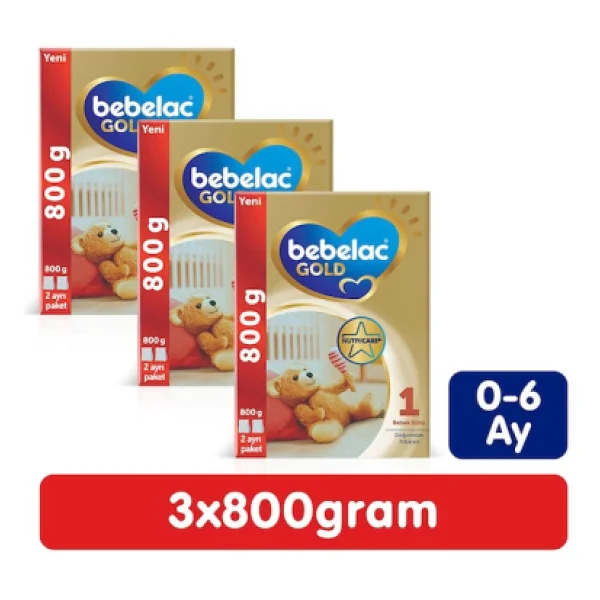 Bebelac Gold 1 Bebek Sütü 800 Gr 3 Adet - Görsel 4