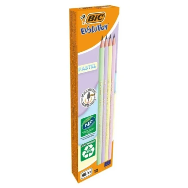 Bic Evolution Pastel 12'li Hb Uç Kurşun Kalem - Görsel 4