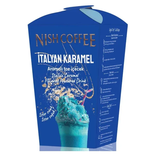 Nish İtalyan Karamel Milkshake Toz İçecek 250 Gr - Görsel 3