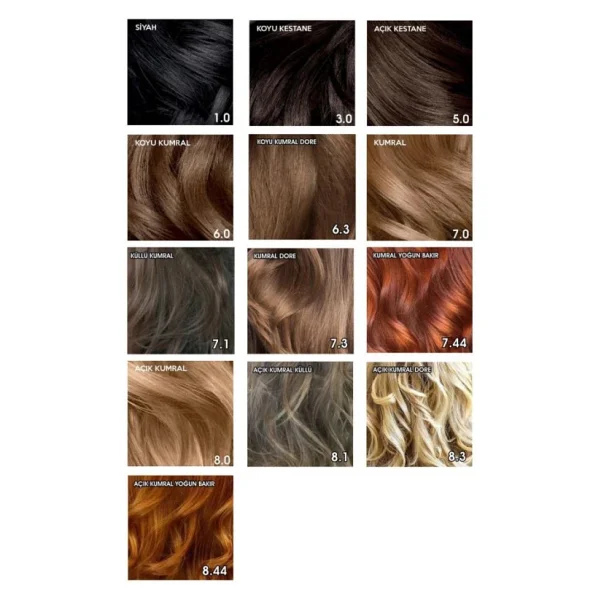 Prozinc Color 7.44 Kumral Yoğun Bakır Bitkisel Saç Boyası - Görsel 8