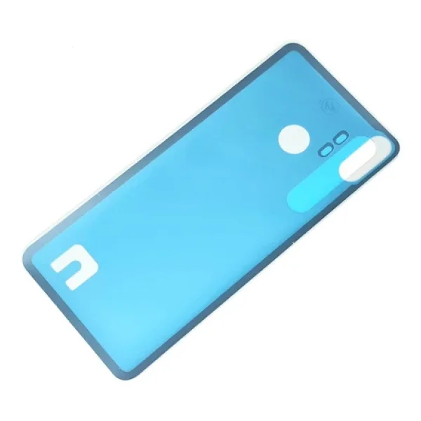 Xiaomi Mi Note 10 Lite Arka Kapak Batarya Pil Kapağı (Cam) Mavi - Görsel 3