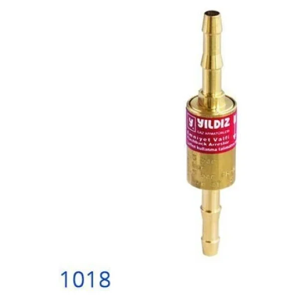 Yıldız 1018 Hortum Arası Asetilen Alev Emniyet Valfi - Görsel 5