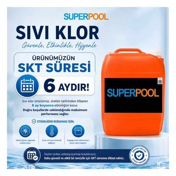 Superpool Superchlorlq 5 Kg Sıvı Klor - Görsel 6