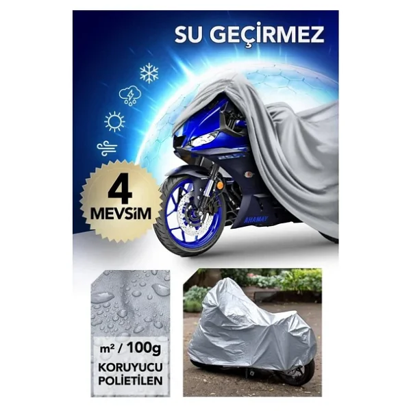 Cf Moto 250nk Uyumlu Lux Seri Motor Koruma Örtüsü Branda - Görsel 3