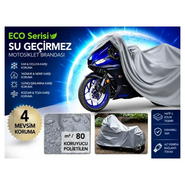 Honda Pcx125 Uyumlu Motor Koruma Örtüsü Branda A Kalite - Görsel 2