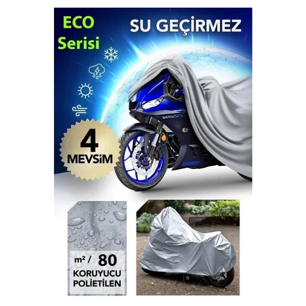 Cf Moto 650mt Uyumlu Eco Seri Motor Koruma Örtüsü Branda - Görsel 3