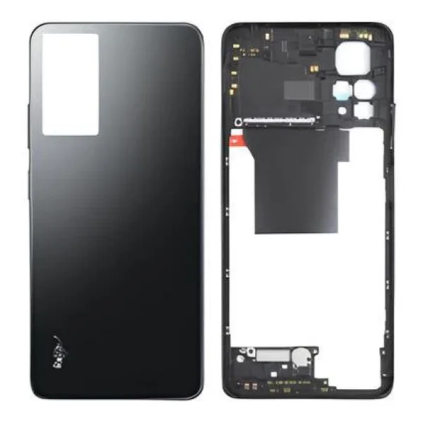 Xiaomi Redmi Note 12 Pro -4g- Full Kasa Arka Kapak Takim Sıyah - Görsel 3