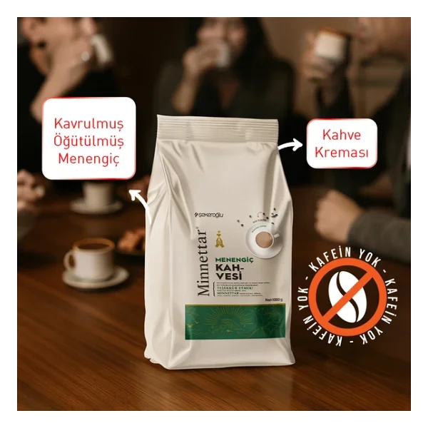 Şekeroğlu 1 Kg Toz Menengiç Kahvesi - Görsel 8