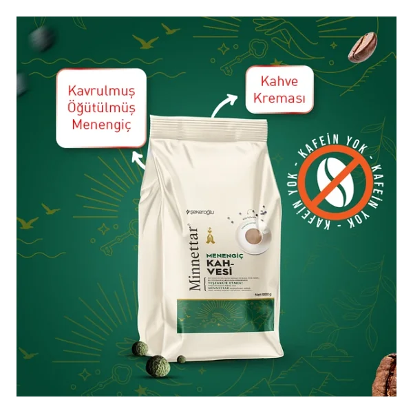 Şekeroğlu 1 Kg Toz Menengiç Kahvesi - Görsel 7