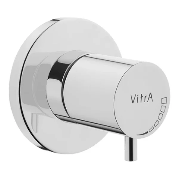 Vitra A41458 Ankastre Sıva Üstü Krom Stop Valf - Görsel 5
