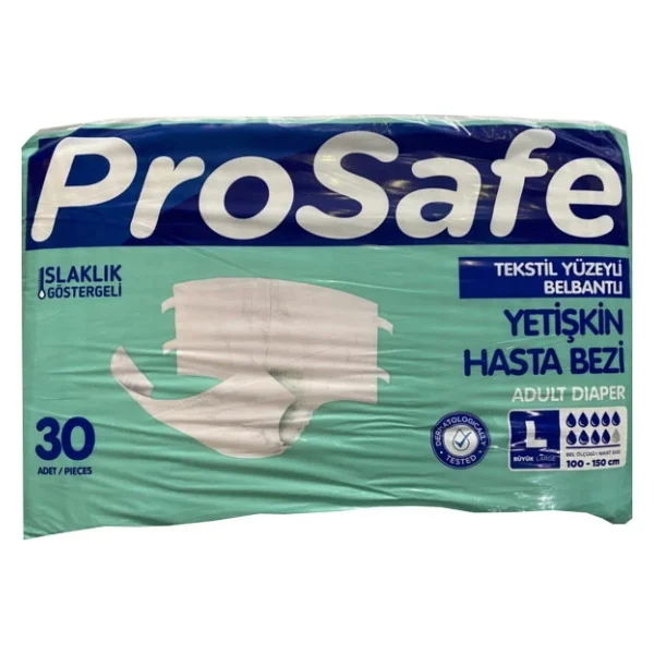 Prosafe Belbantlı Büyük Boy L 30'lu Hasta Bezi - Görsel 2