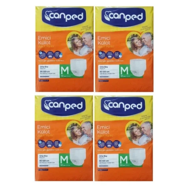 Canped Emici Külot Orta Boy M 30'lu 4 Adet Hasta Bezi - Görsel 5
