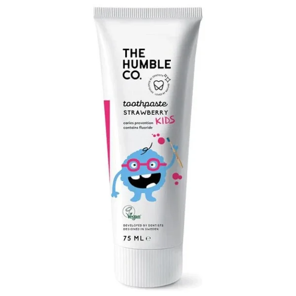 The Humble Co. Çilek Aromalı 75 Ml Florürlü Çocuk Diş Macunu - Görsel 6