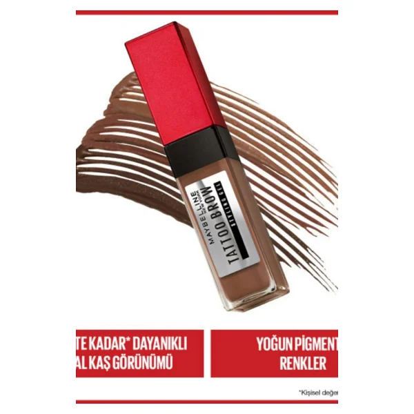 Maybelline New York Tattoo Brow 36h Styling Gel 257 Medium Brown Kaş Jeli - Görsel 7