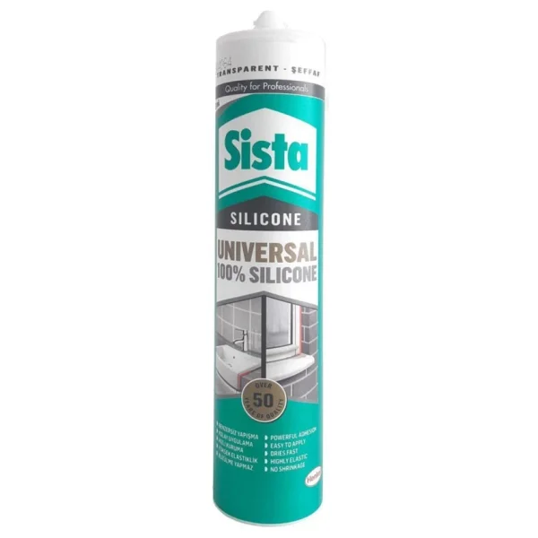 Sista Universal 280 Ml Şeffaf Silikon - Görsel 6