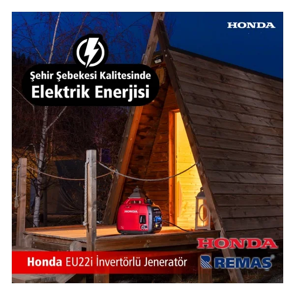 Honda Eu 22i 2.2 Kva İpli Inverter Çanta Benzinli Sessiz Jeneratör - Görsel 7