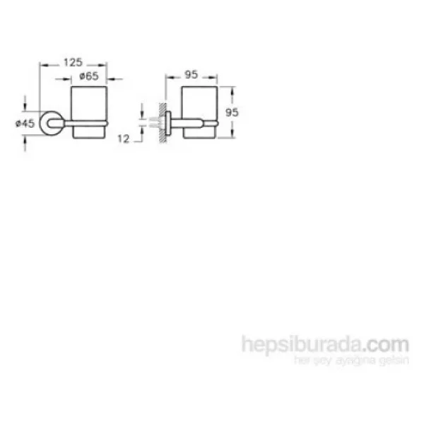 Vitra A44780 Minimax Diş Fırçalık - Görsel 6