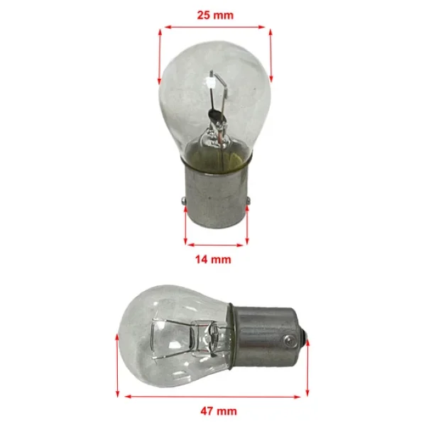 Eco 12v 21w 93 Ba15s Tek Duy, Duz Tirnak, Sinyal, Fren, Stop, Sis Ampulu 10 Adet - Görsel 4