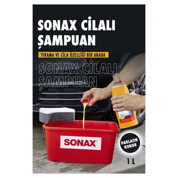 Sonax 1 Lt Cilalı Oto Şampuan - Görsel 4