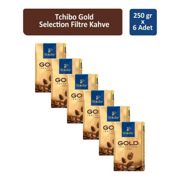 Tchibo Gold Selection Filtre Kahve 250 Gr 6'lı - Görsel 6