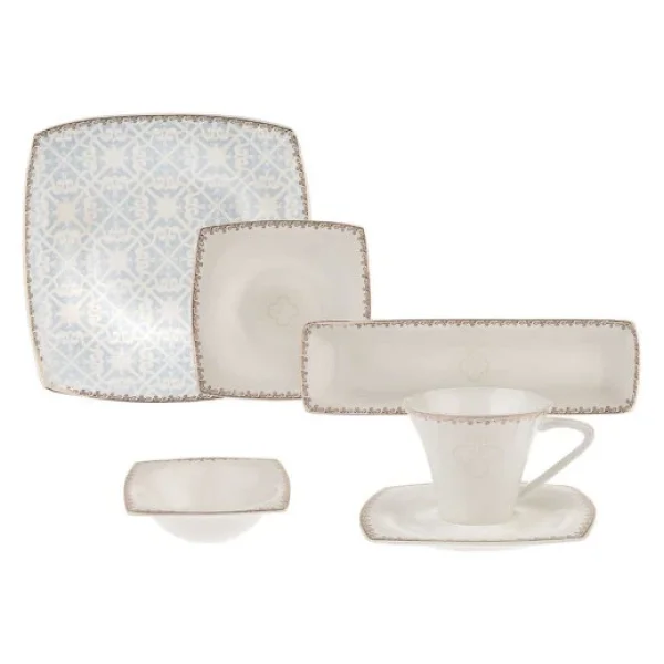 Karaca Fine Pearl Contour 26 Parça 6 Kişilik Kahvaltı Takımı - Görsel 2