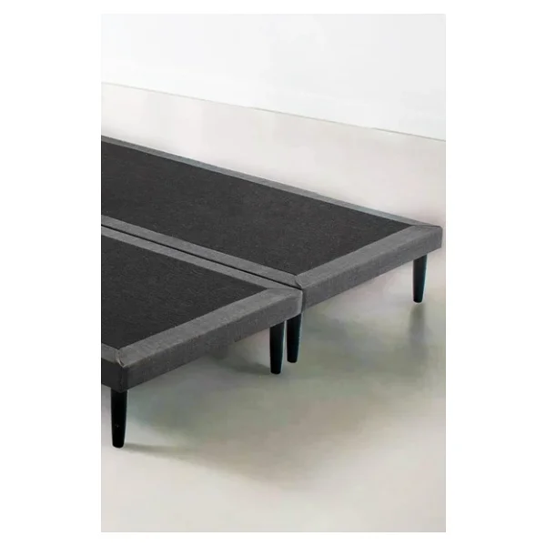 Niron Slim Baza Ve Baslik Takimi 160x200 Cift Kisilik Gri Kumas Kapli Metal Karyola Ve Baslik Seti - Görsel 7