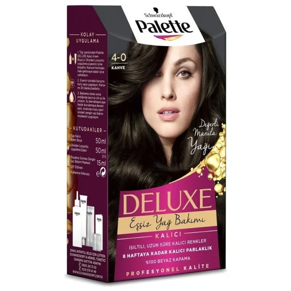 Palette Deluxe 4.0 Kahve Saç Boyası - Görsel 6