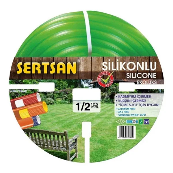 Sertsan 350-14103 Ekolüks 1/2 25 M Silikonlu Bahçe Hortumu - Görsel 5