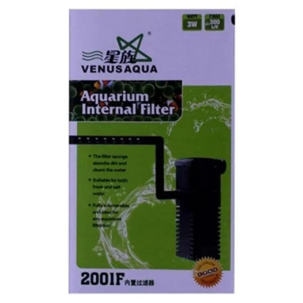 Venusaqua 2001f 300 Lt/H 3 W Akvaryum İç Filtre - Görsel 6