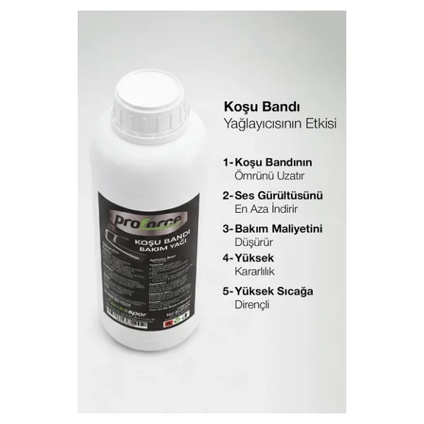 Proforce Koşu Bandı Bakım Silikon Yağı -1 Litre Tek Adet - Görsel 6