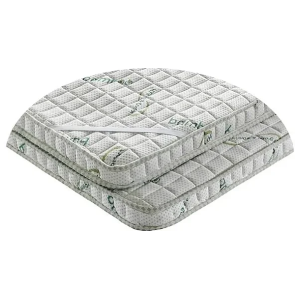Hygiene Bamboo 90x170 Cm Ortopedik Yatak Şiltesi Visco Yatak Pedi Beyaz - Görsel 4