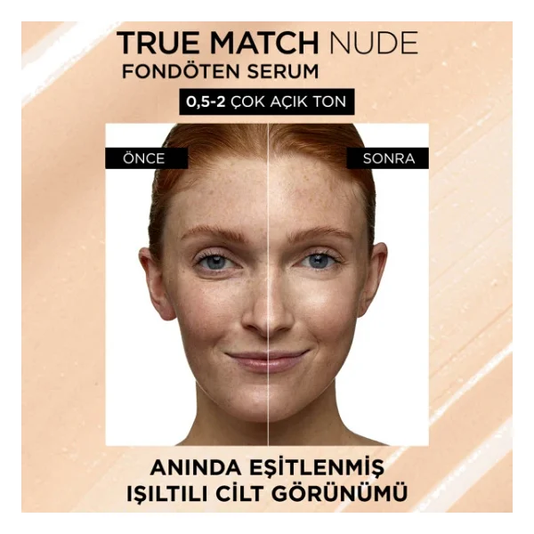 L'oreal Paris True Match Nude 0.5-2 Very Light 30 Ml Serum Fondöten - Görsel 6