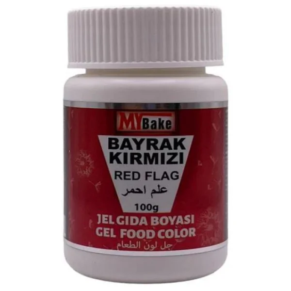 My Bake Jel Gıda Boyası Bayrak Kırmızı 100 Gr - Görsel 3