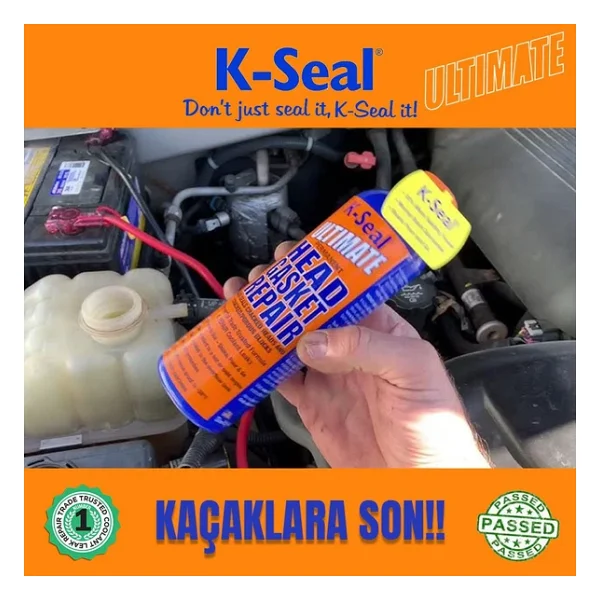 K-Seal Ultimate Cok Amacli Sivi Sogutma Sivisi Radyator Kacak Kalici Onarim 472ml - Görsel 5