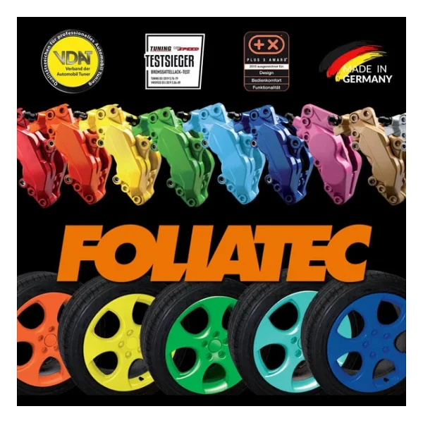 Foliatec Jant Metal Sprey Folyo Yuzey Kaplama Seti 2x400ml. Parlak Kirmizi - Görsel 7