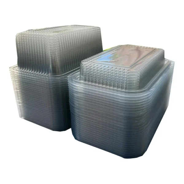 Kullan At Plastik Kilitli Seffaf Bombeli Kapakli Gida Saklama Kabi Sizdirmaz Kap - 1500 Cc - 25 Adet - Görsel 9