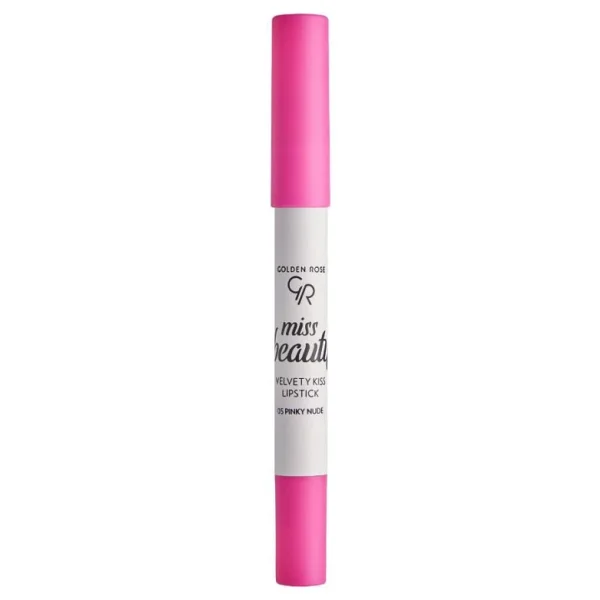 Golden Rose Miss Beauty Velvety Kiss Kalem Ruj Pinky Nude No: 05 - Görsel 3